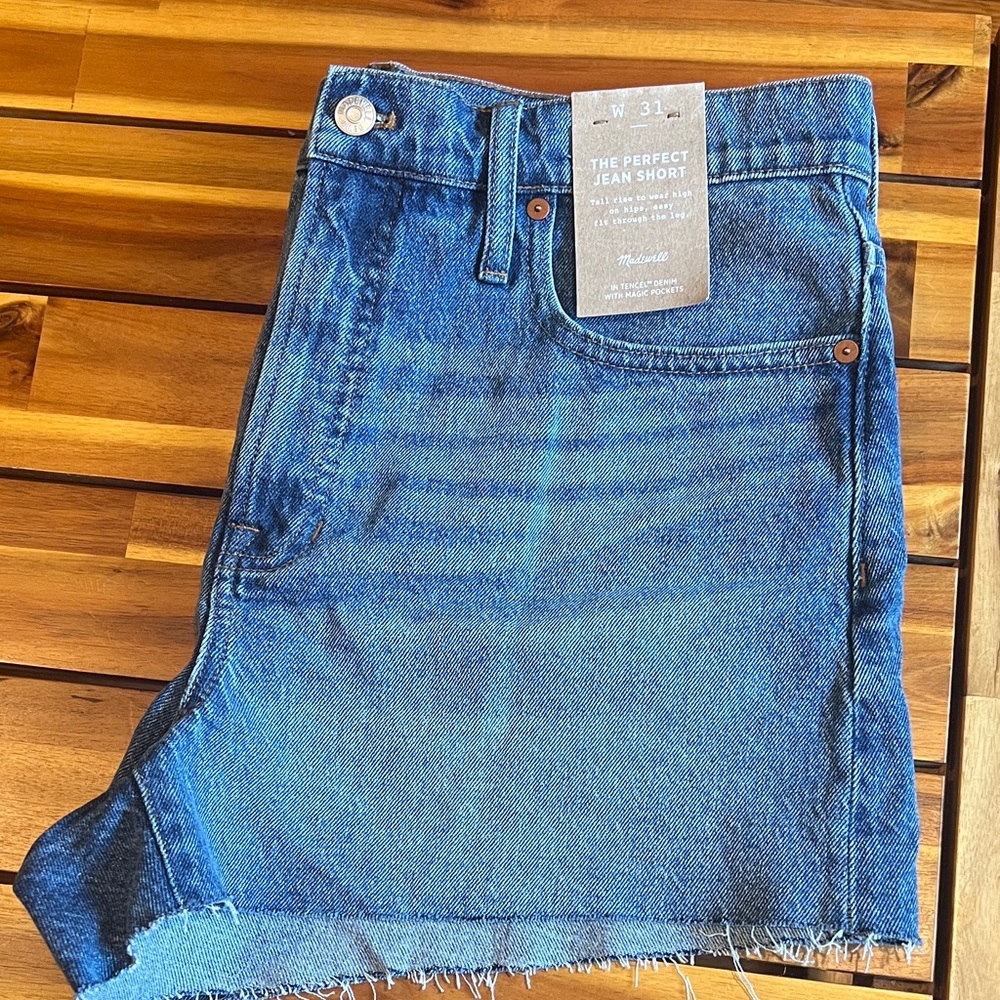 Madewell Blue Denim Jean Shorts